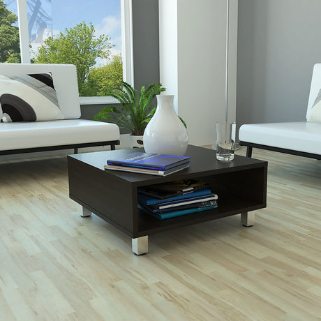 Mesa de Centro Eclipse Wengue 60x26cm Rectangular con Patas y con Compartimientos - Mesas | Bylmo