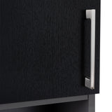 Gabinete de Baño Madrid Wengue y Plomo 30x80cm Rectangular sin Espejo y con Dos Entrepaños - Gabinetes | Bylmo