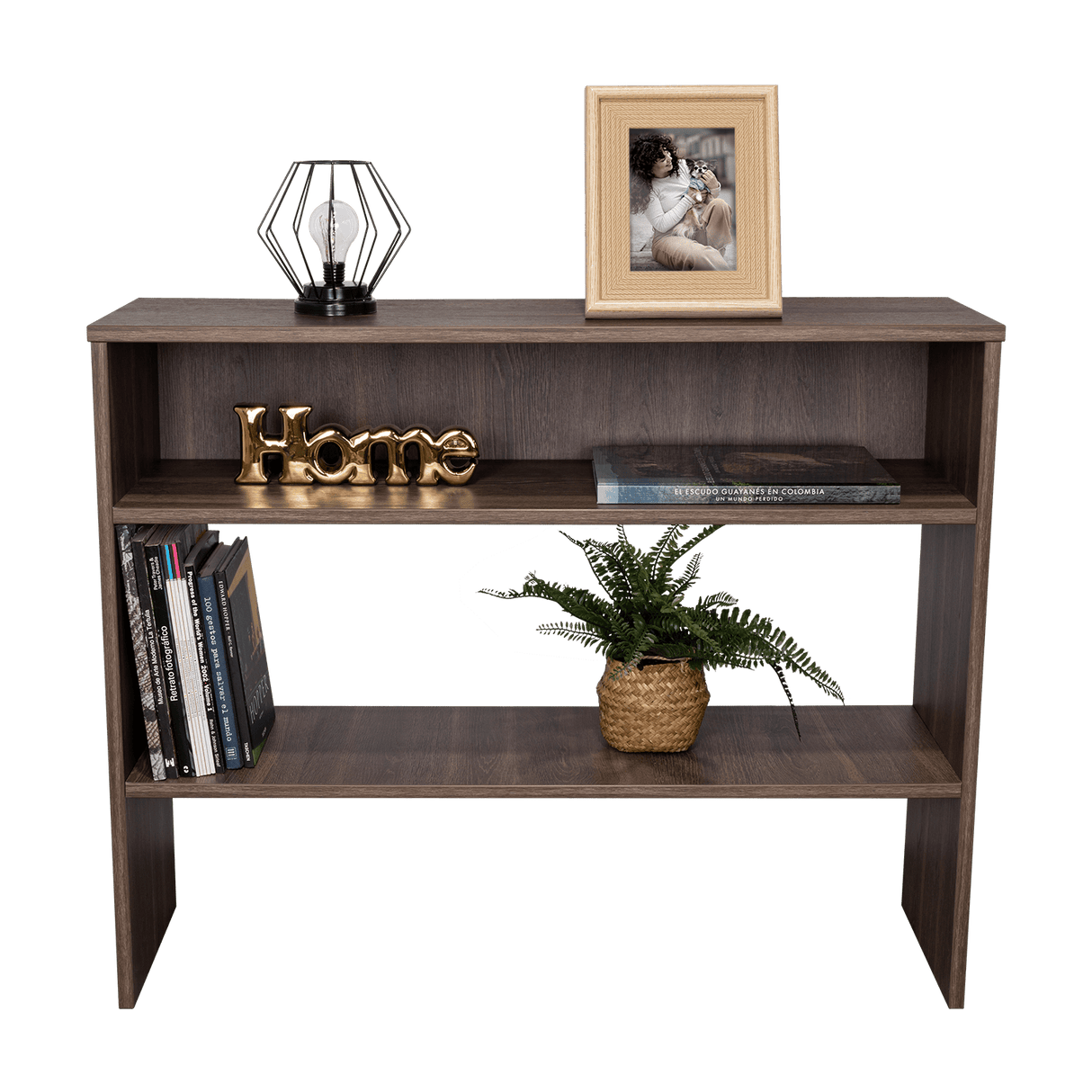 Arrimo Beijing Coñac 100x80cm con Dos Compartimientos y con Patas - Bifes | Bylmo