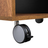 Mesa de Centro Classic Caramelo 80x43.4cm Rectangular con Ruedas y con Compartimientos - Mesas | Bylmo