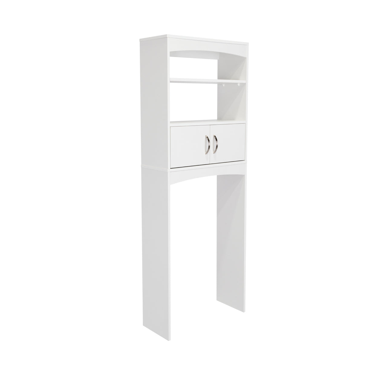 Ahorrador de Espacio para Baño Malta Blanco 60.6x165cm con Un Cajón y con Un Entrepaño