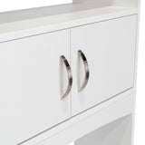 Ahorrador de Espacio para Baño Malta Blanco 60.6x165cm con Un Cajón y con Un Entrepaño
