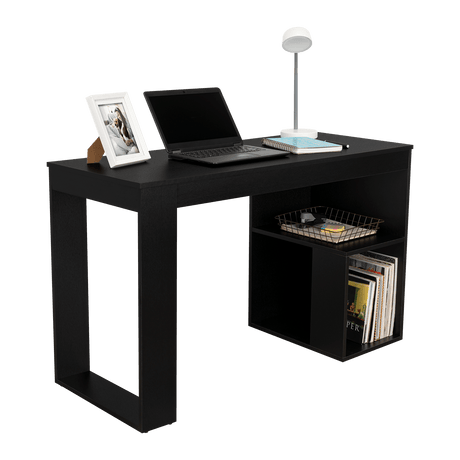 Escritorio Astana Wengue 120 cm con Entrepaños - Escritorios y Archivadores | Bylmo