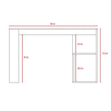 Escritorio Astana Wengue 120 cm con Entrepaños - Escritorios y Archivadores | Bylmo