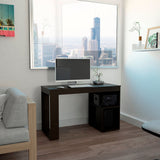 Escritorio Astana Wengue 120 cm con Entrepaños - Escritorios y Archivadores | Bylmo