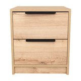 Mesa de Noche Kaia Duna 41x48cm con Dos Cajones - Mesas de Noche | Bylmo