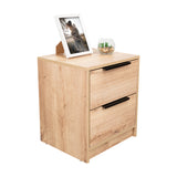Mesa de Noche Kaia Duna 41x48cm con Dos Cajones - Mesas de Noche | Bylmo