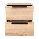 Mesa de Noche Kaia Duna 41x48cm con Dos Cajones - Mesas de Noche | Bylmo