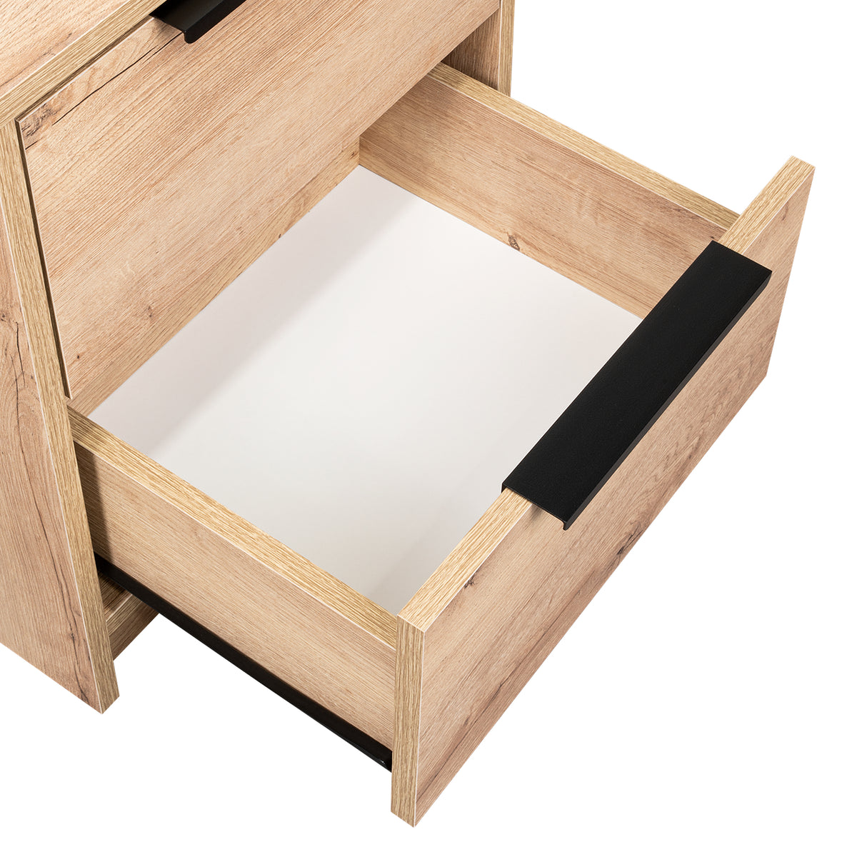 Mesa de Noche Kaia Duna 41x48cm con Dos Cajones - Mesas de Noche | Bylmo