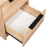 Mesa de Noche Kaia Duna 41x48cm con Dos Cajones - Mesas de Noche | Bylmo