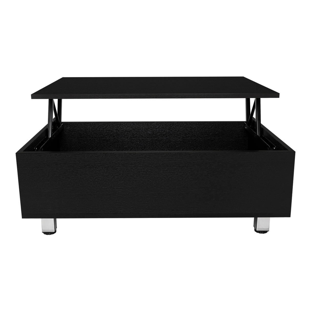 Mesa de Centro Gambia Wengue 80x29.75cm Rectangular con Patas y con Compartimientos - Mesas | Bylmo
