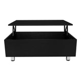 Mesa de Centro Gambia Wengue 80x29.75cm Rectangular con Patas y con Compartimientos - Mesas | Bylmo