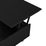 Mesa de Centro Gambia Wengue 80x29.75cm Rectangular con Patas y con Compartimientos - Mesas | Bylmo