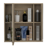 Gabinete de Baño Ara Rovere 60x60cm Rectangular con Una Puerta y Espejo - GABINETES DE BANHO | Bylmo