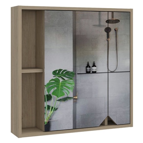 Gabinete de Baño Ara Rovere 60x60cm Rectangular con Una Puerta y Espejo - GABINETES DE BANHO | Bylmo