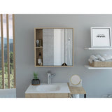 Gabinete de Baño Ara Rovere 60x60cm Rectangular con Una Puerta y Espejo - GABINETES DE BANHO | Bylmo