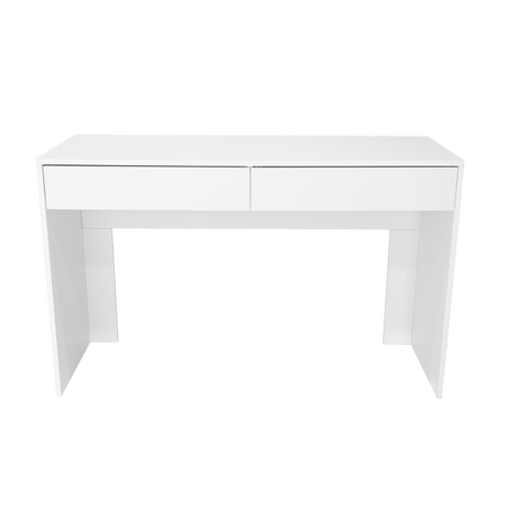 Escritorio Acre Blanco 120.2x75cm Con Dos Cajones - Escritorios y Archivadores | Bylmo
