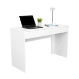 Escritorio Acre Blanco 120.2x75cm Con Dos Cajones - Escritorios y Archivadores | Bylmo