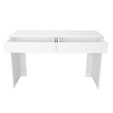 Escritorio Acre Blanco 120.2x75cm Con Dos Cajones - Escritorios y Archivadores | Bylmo