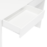 Escritorio Acre Blanco 120.2x75cm Con Dos Cajones - Escritorios y Archivadores | Bylmo