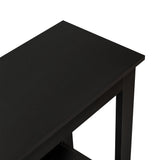 Arrimo Essential Wengue 85x120cm con Dos Compartimientos y con Patas - Bifes | Bylmo