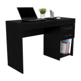 Escritorio Ibare Wengue 120 cm con Cajones y Entrepaños - Escritorios y Archivadores | Bylmo
