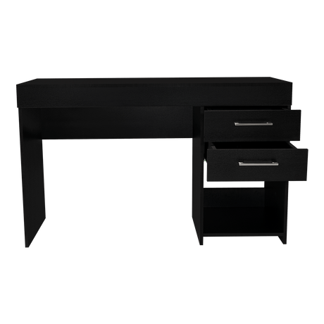 Escritorio Ibare Wengue 120 cm con Cajones y Entrepaños - Escritorios y Archivadores | Bylmo