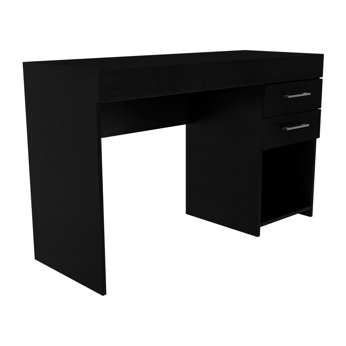 Escritorio Ibare Wengue 120 cm con Cajones y Entrepaños - Escritorios y Archivadores | Bylmo