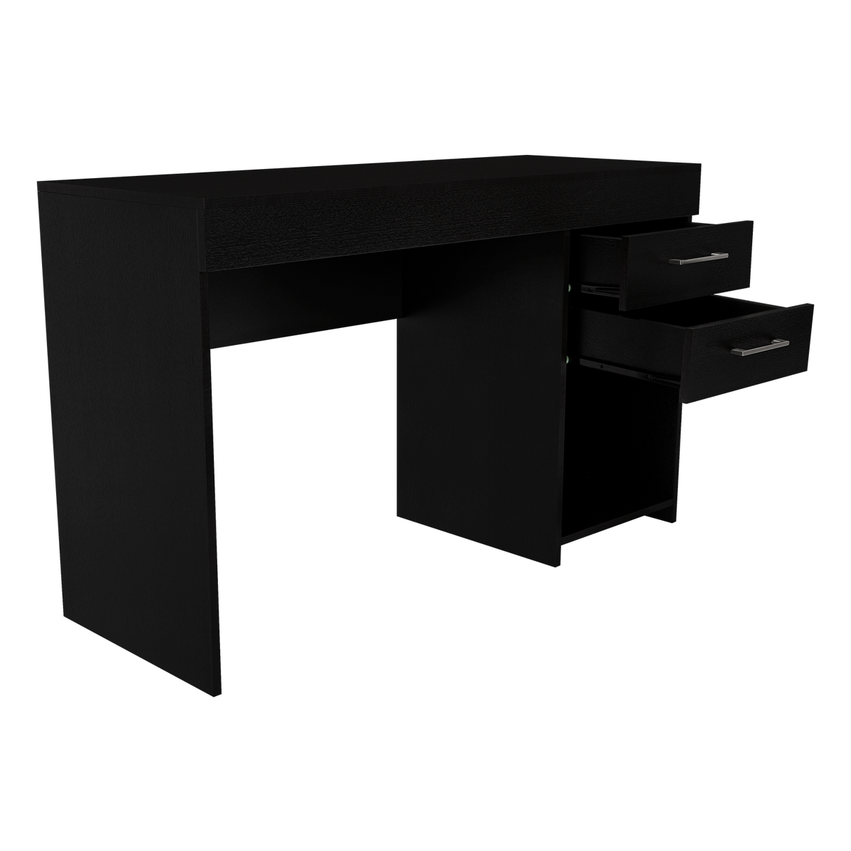 Escritorio Ibare Wengue 120 cm con Cajones y Entrepaños - Escritorios y Archivadores | Bylmo