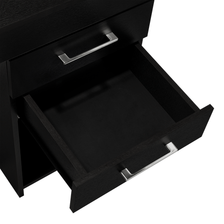 Escritorio Ibare Wengue 120 cm con Cajones y Entrepaños - Escritorios y Archivadores | Bylmo