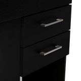 Escritorio Ibare Wengue 120 cm con Cajones y Entrepaños - Escritorios y Archivadores | Bylmo