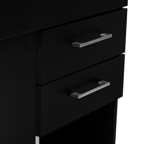 Escritorio Ibare Wengue 120 cm con Cajones y Entrepaños - Escritorios y Archivadores | Bylmo