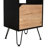 Biblioteca Stamford Wengue 48.3x170cm con Cuatro Compartimientos y con Un Cajón - Bibliotecas | Bylmo