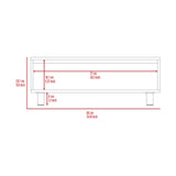 Mesa de Centro Coñac 80x29cm Rectangular Transformable Con Patas - Mesas | Bylmo