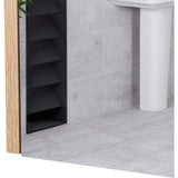 Gabinete de Baño 80 C Duna 80x50cm Rectangular con Espejo y con Un Entrepaño - Gabinetes | Bylmo