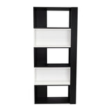 Biblioteca Transformable Cubo Beijing Wengue 70 cm con Módulos Flotantes y Entrepaños - Bibliotecas | Bylmo