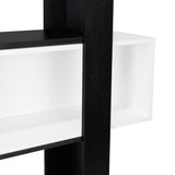 Biblioteca Transformable Cubo Beijing Wengue 70 cm con Módulos Flotantes y Entrepaños - Bibliotecas | Bylmo