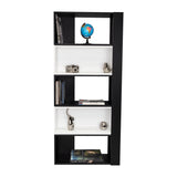 Biblioteca Transformable Cubo Beijing Wengue 70 cm con Módulos Flotantes y Entrepaños - Bibliotecas | Bylmo