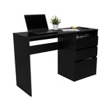 Escritorio Dublin Wengue 120 cm con Archivador y Cajones - Escritorios y Archivadores | Bylmo