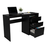 Escritorio Dublin Wengue 120 cm con Archivador y Cajones - Escritorios y Archivadores | Bylmo