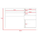 Escritorio Dublin Wengue 120 cm con Archivador y Cajones - Escritorios y Archivadores | Bylmo