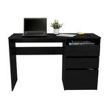 Escritorio Dublin Wengue 120 cm con Archivador y Cajones - Escritorios y Archivadores | Bylmo