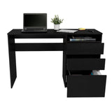 Escritorio Dublin Wengue 120 cm con Archivador y Cajones - Escritorios y Archivadores | Bylmo