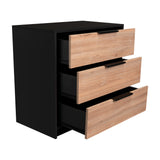 Cómoda Kaia Miel 70x68.7cm De Tres Hileras con Tres Cajones - Cajoneras | Bylmo