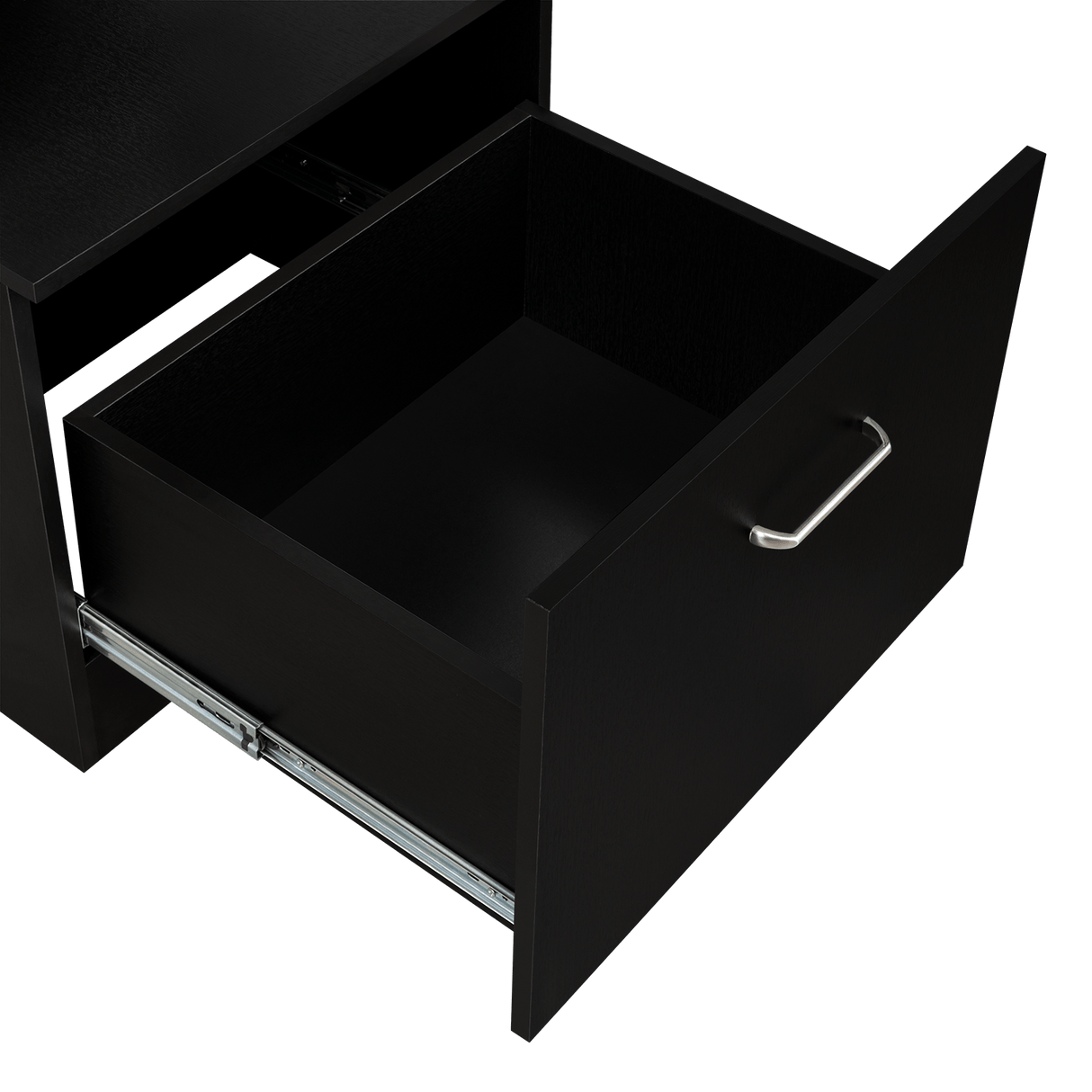 Cómoda Tulum Wengue y Blanco 54 cm con Espejo y Un Cajón - Cajoneras | Bylmo