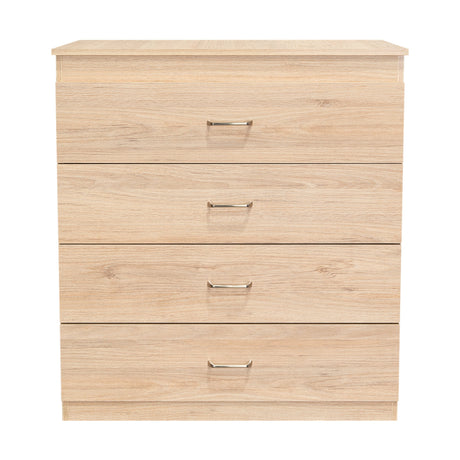 Comoda Santino Rovere y Blanco 4 cajones