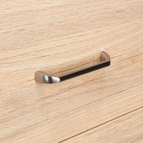 Cómoda Santino Rovere y Blanco 80x91.1cm De Cuatro Hileras con Cuatro Cajones - Cajoneras | Bylmo