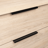 Cómoda Kaia Rovere y Blanco 70x68.7cm De Tres Hileras con Tres Cajones - Cajoneras | Bylmo