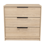 Cómoda Kaia Rovere y Blanco 70x68.7cm De Tres Hileras con Tres Cajones - Cajoneras | Bylmo