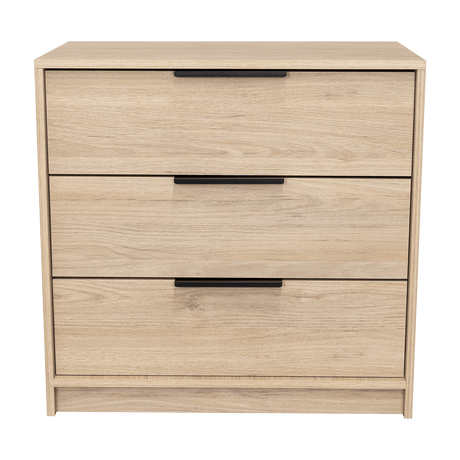 Cómoda Kaia Rovere y Blanco 70x68.7cm De Tres Hileras con Tres Cajones - Cajoneras | Bylmo